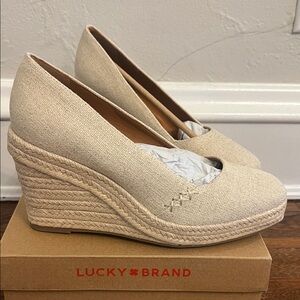 Lucky Brand Women's Tan Wedge Shoes